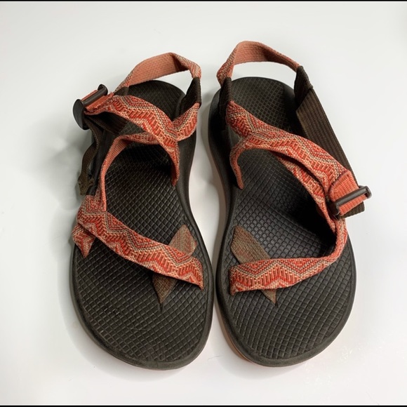 Chaco Shoes - Chaco Z2 Yamba orange hiking sandals size 8